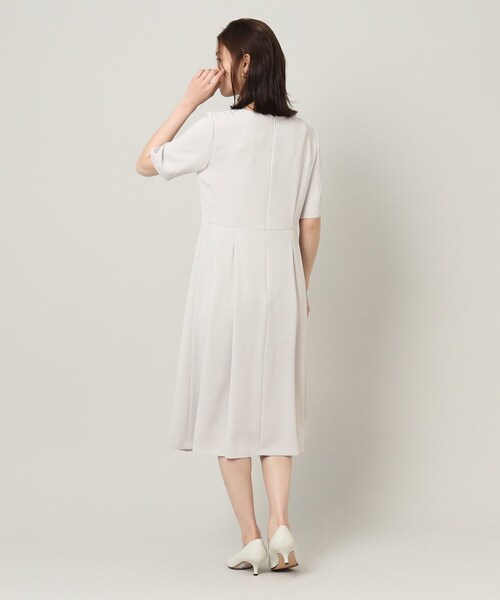 アンタイトル ジオメ柄　美シルエット　洗えるフレアワンピース UNTITLED（アンタイトル）の「◇【美シルエット】きれいめフレア