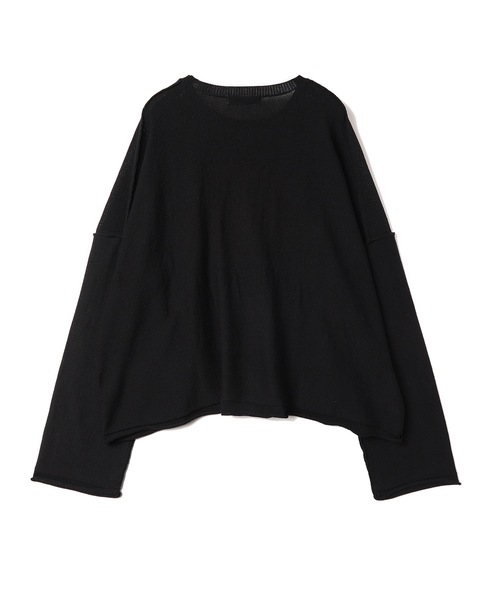 Jieda（ジエダ）の「SMILE OVER KNIT CREW（ニット/セーター・メンズ・ブラック/ホワイト・ONE SIZE）」の3枚目の写真