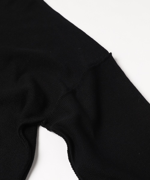 Jieda（ジエダ）の「SMILE OVER KNIT CREW（ニット/セーター・メンズ・ブラック/ホワイト・ONE SIZE）」の7枚目の写真