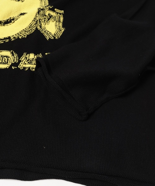 Jieda（ジエダ）の「SMILE OVER KNIT CREW（ニット/セーター・メンズ・ブラック/ホワイト・ONE SIZE）」の9枚目の写真