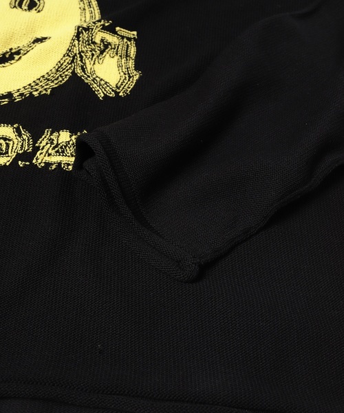 Jieda（ジエダ）の「SMILE OVER KNIT CREW（ニット/セーター・メンズ・ブラック/ホワイト・ONE SIZE）」の6枚目の写真