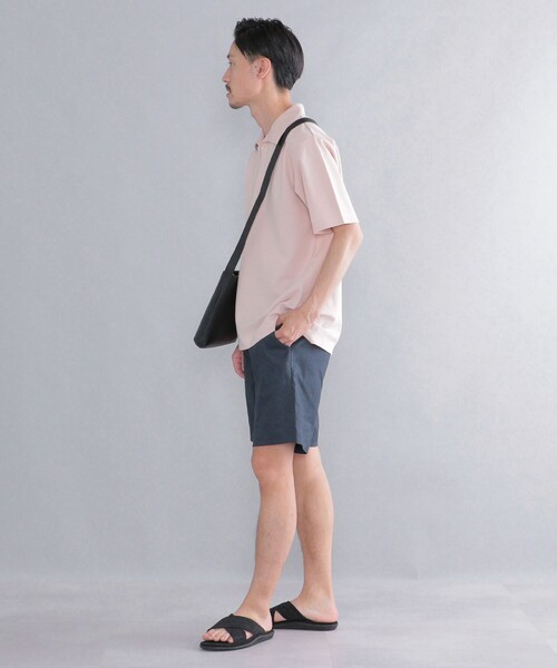 SHIPS（シップス）の「SHIPS:〈抗菌・防臭加工〉 ジャガード ピケ スキッパー ポロシャツ（ポロシャツ・メンズ・オフホワイト/ブラック/ネイビー/ピンク・SMALL/MEDIUM/LARGE/X-LARGE）」の18枚目の写真