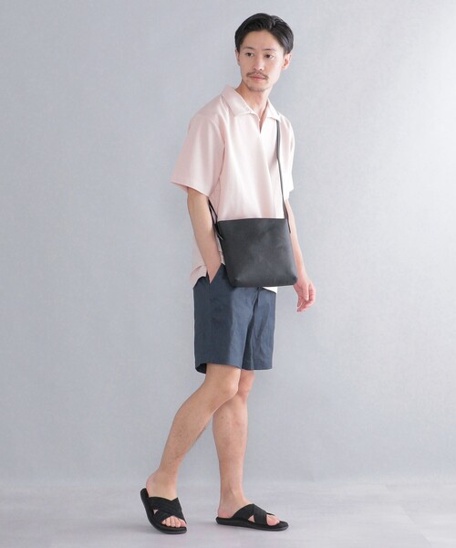 SHIPS（シップス）の「SHIPS:〈抗菌・防臭加工〉 ジャガード ピケ スキッパー ポロシャツ（ポロシャツ・メンズ・オフホワイト/ブラック/ネイビー/ピンク・SMALL/MEDIUM/LARGE/X-LARGE）」の8枚目の写真