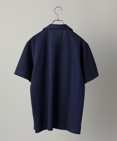 SHIPS（シップス）の「SHIPS:〈抗菌・防臭加工〉 ジャガード ピケ スキッパー ポロシャツ（ポロシャツ・メンズ・オフホワイト/ブラック/ネイビー/ピンク・SMALL/MEDIUM/LARGE/X-LARGE）」の11枚目の写真