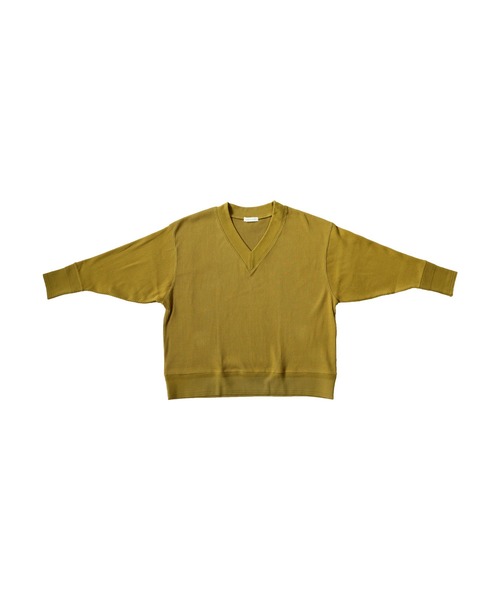 antiqua（アンティカ）の「一枚で垢抜け！針抜きテレコリブトップス（Tシャツ/カットソー・レディース・アイボリー/ブラック/マスタード・FREE）」の7枚目の写真