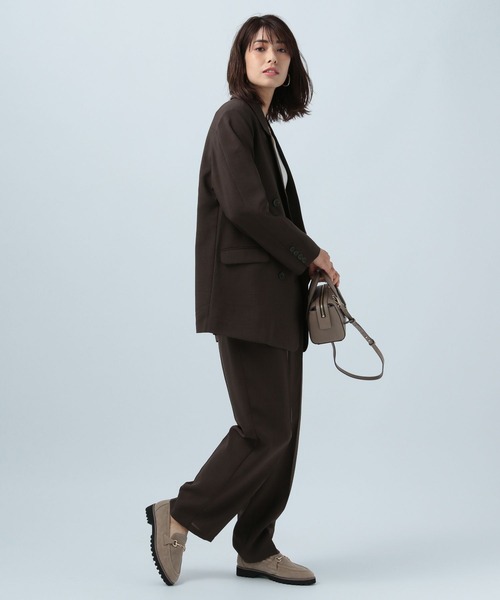 BAYFLOW（ベイフロー）の「HANDSOMEテーラードジャケット（テーラードジャケット・レディース・ブラウン/モカ・SMALL/MEDIUM）」の19枚目の写真