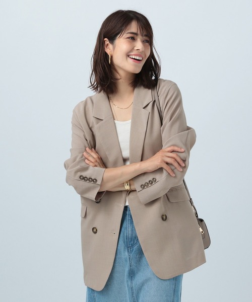 BAYFLOW（ベイフロー）の「HANDSOMEテーラードジャケット（テーラードジャケット・レディース・ブラウン/モカ・SMALL/MEDIUM）」の16枚目の写真