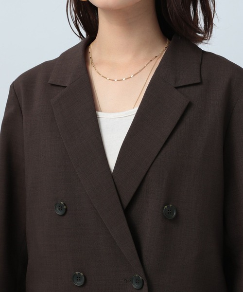 BAYFLOW（ベイフロー）の「HANDSOMEテーラードジャケット（テーラードジャケット・レディース・ブラウン/モカ・SMALL/MEDIUM）」の13枚目の写真