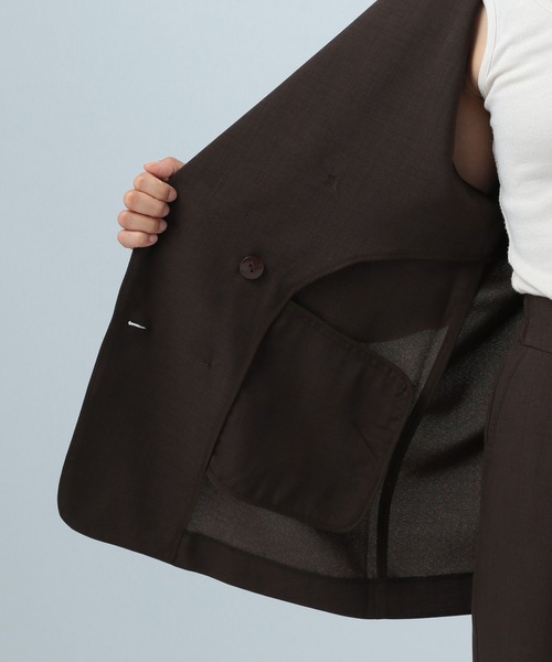 BAYFLOW（ベイフロー）の「HANDSOMEテーラードジャケット（テーラードジャケット・レディース・ブラウン/モカ・SMALL/MEDIUM）」の21枚目の写真