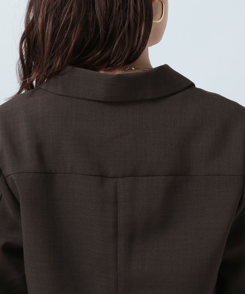 BAYFLOW（ベイフロー）の「HANDSOMEテーラードジャケット（テーラードジャケット・レディース・ブラウン/モカ・SMALL/MEDIUM）」の10枚目の写真