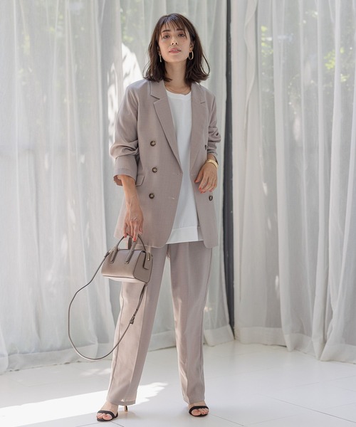 BAYFLOW（ベイフロー）の「HANDSOMEテーラードジャケット（テーラードジャケット・レディース・ブラウン/モカ・SMALL/MEDIUM）」の3枚目の写真