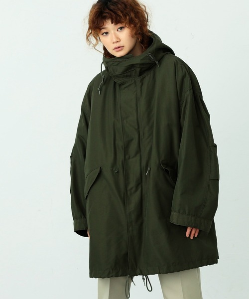 Lee（リー）の「M65　ライナー付きコート(取り外し可能)（ミリタリージャケット・レディース・ブラック/オリーブ・SMALL/MEDIUM）」の11枚目の写真