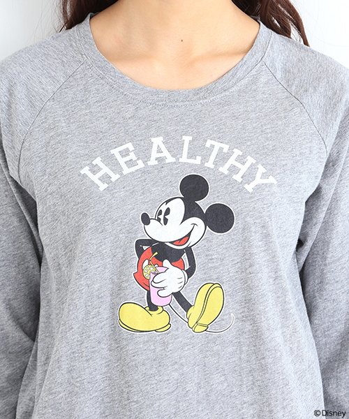 B:MING by BEAMS（ビーミングバイビームス）の「Disney ｜  B:MING / ＜ミッキーマウス＞7分袖Tシャツ（Tシャツ/カットソー・レディース・ブラック/グレー・ONE SIZE）」の8枚目の写真