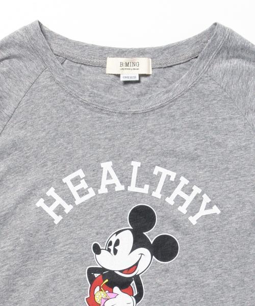 B:MING by BEAMS（ビーミングバイビームス）の「Disney ｜  B:MING / ＜ミッキーマウス＞7分袖Tシャツ（Tシャツ/カットソー・レディース・ブラック/グレー・ONE SIZE）」の18枚目の写真