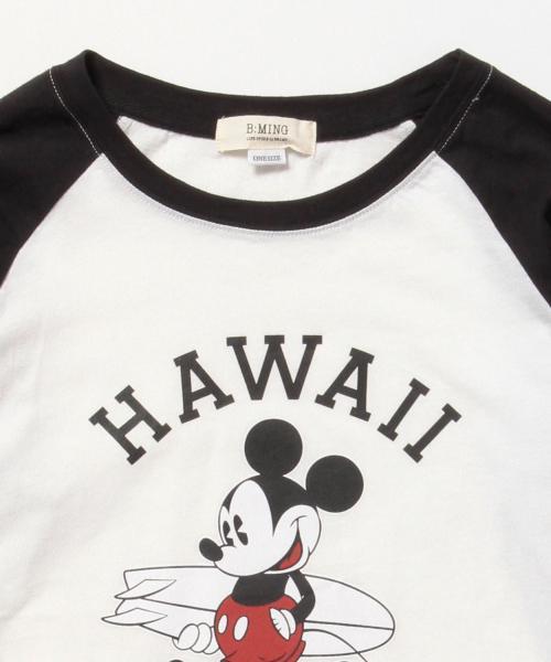 B:MING by BEAMS（ビーミングバイビームス）の「Disney ｜  B:MING / ＜ミッキーマウス＞7分袖Tシャツ（Tシャツ/カットソー・レディース・ブラック/グレー・ONE SIZE）」の12枚目の写真