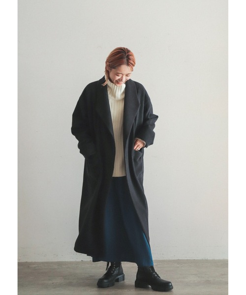 FIL DE FER（フィルデフェール）の「ウールモッサー カーデコート