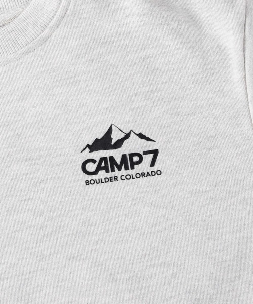 CAMP7(キャンプセブン)の「【CAMP7】ロゴスウェット(スウェット・キッズ・ブラック/グリーン/ネイビー/オフホワイト・140/160/120/150/105/130)」の9枚目の写真