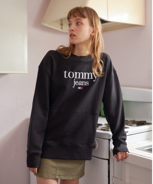 tommy jeans（トミー ジーンズ）の「ロゴエンブロイドトレーナー（スウェット・メンズ・ホワイト/ブラック/バーガンディー・SMALL/MEDIUM/LARGE/X-LARGE）」の16枚目の写真
