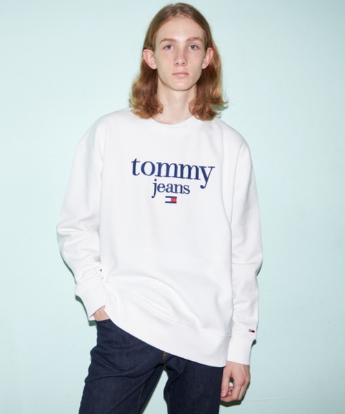 tommy jeans（トミー ジーンズ）の「ロゴエンブロイドトレーナー（スウェット・メンズ・ホワイト/ブラック/バーガンディー・SMALL/MEDIUM/LARGE/X-LARGE）」の14枚目の写真