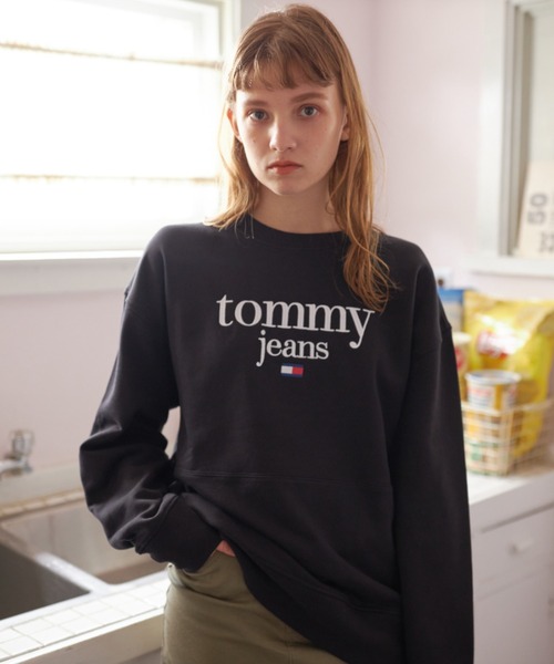 tommy jeans（トミー ジーンズ）の「ロゴエンブロイドトレーナー（スウェット・メンズ・ホワイト/ブラック/バーガンディー・SMALL/MEDIUM/LARGE/X-LARGE）」の17枚目の写真