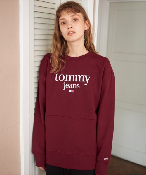 tommy jeans（トミー ジーンズ）の「ロゴエンブロイドトレーナー（スウェット・メンズ・ホワイト/ブラック/バーガンディー・SMALL/MEDIUM/LARGE/X-LARGE）」の20枚目の写真