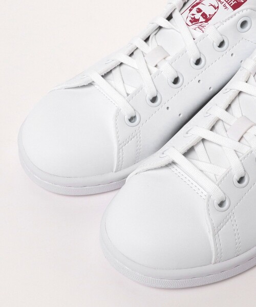 こども ビームス（コドモビームス）の「adidas / スタンスミス J（22～24cm）（スニーカー・キッズ・ホワイト/シルバー/ピンク・23/24/22/22.5/23.5）」の14枚目の写真