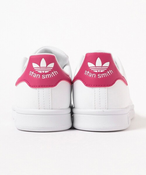 こども ビームス（コドモビームス）の「adidas / スタンスミス J（22～24cm）（スニーカー・キッズ・ホワイト/シルバー/ピンク・23/24/22/22.5/23.5）」の18枚目の写真