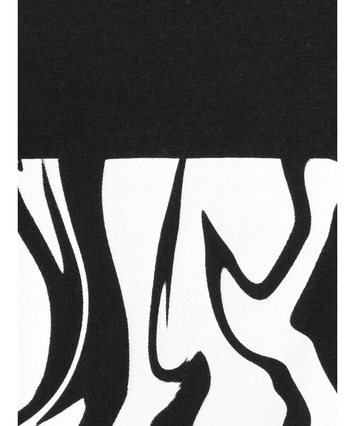 EVRIS(エヴリス)の「バックグラフィックロンT(Tシャツ/カットソー・レディース・ホワイト/ブラック・FREE)」の10枚目の写真