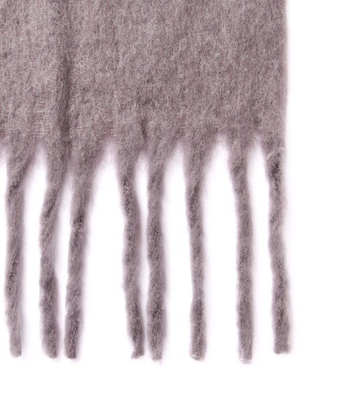 N.（N. Natural Beauty Basic）（エヌエヌナチュラルビューティーベーシック）の「【横田ひかるさん着用】◆フリンジストール（ストール/ショール・レディース・イエロー/アイボリー/パープル・ﾌﾘ-）」の15枚目の写真