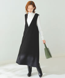 B:MING by BEAMS / タートルニット × サックワンピース