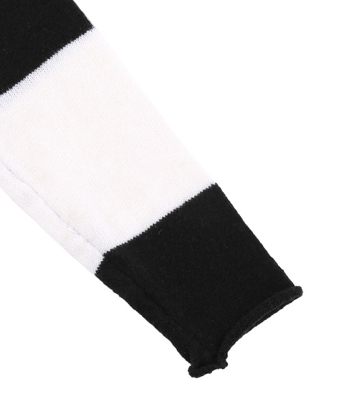 Figments(フィグメンツ)の「ブロックチェッククロップドニット(ニット/セーター・レディース・ブラック系その他・FREE)」の9枚目の写真