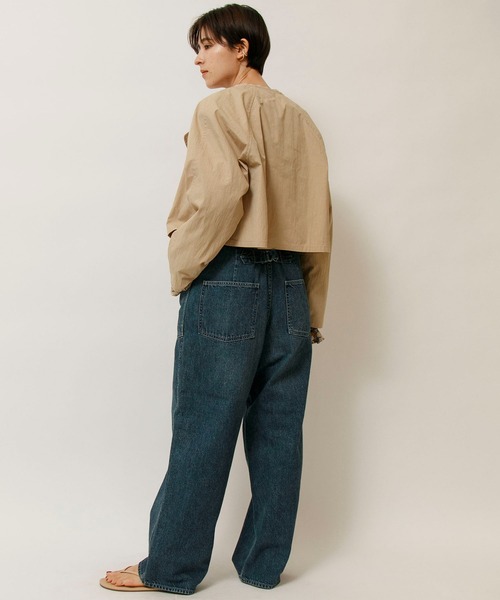 Johnbull（ジョンブル）の「コットンナイロンタフタ3WAYトレンチコート（トレンチコート・レディース・ダークグリーン/ベージュ・FREE）」の18枚目の写真