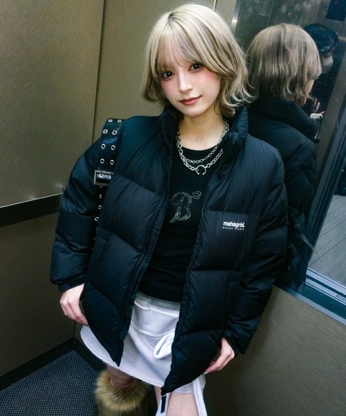 mahagrid マハグリッド　ブラウン　ダウン MAHAGRID（マハグリッド） ダウンコート ダウンジャケット 「mahagrid