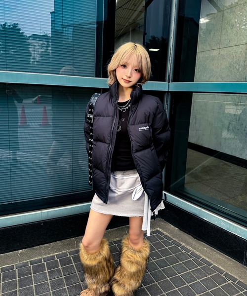 mahagrid マハグリッド　ブラウン　ダウン ブラウン（茶色）系 mahagrid(マハグリッド) ダウンジャケット(メンズ