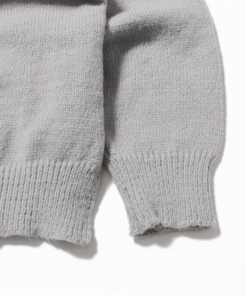 ROOPTOKYO(ループトウキョウ)の「ロゴプルオーバーニット(ニット/セーター・レディース・グリーン/グレー/ベージュ/ホワイト・FREE)」の11枚目の写真