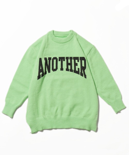 ROOPTOKYO(ループトウキョウ)の「ロゴプルオーバーニット(ニット/セーター・レディース・グリーン/グレー/ベージュ/ホワイト・FREE)」の10枚目の写真