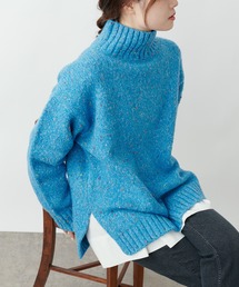 PUAL CE CIN | ネップニットハイネックプルオーバー(ニット/セーター)