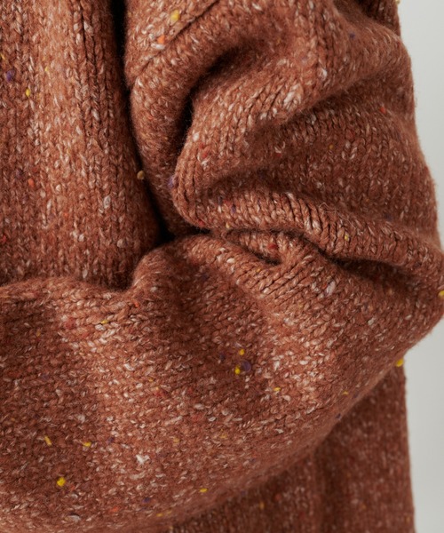 PUAL CE CIN（ピュアルセシン）の「ネップニットハイネックプルオーバー（ニット/セーター・レディース・ブラウン/ブルー/グレー・FREE）」の20枚目の写真