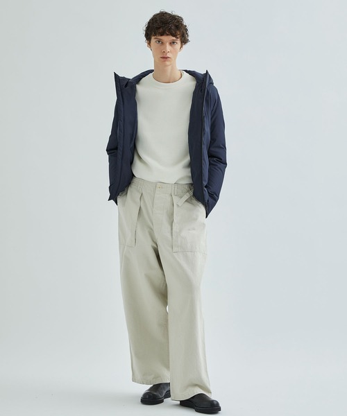 marka（マーカ）の「UTILITY PANTS WIDE（チノパンツ・メンズ・アイボリー/ダークグリーン・1/2）」の14枚目の写真