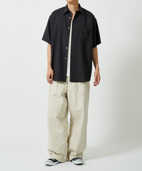 marka（マーカ）の「UTILITY PANTS WIDE（チノパンツ・メンズ・アイボリー/ダークグリーン・1/2）」の12枚目の写真