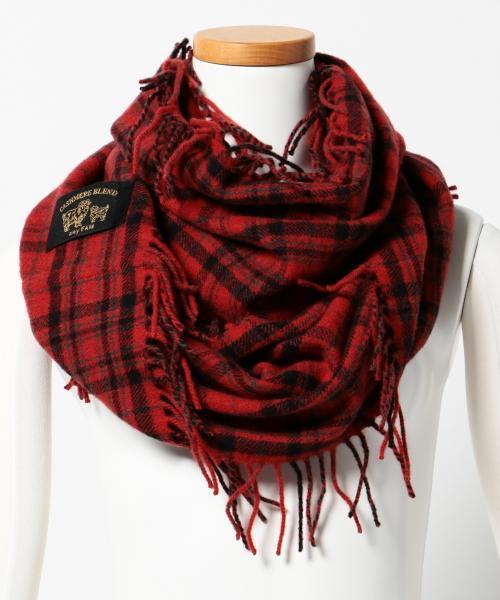 ANY（エニィ）の「【KIDS雑貨】ママも使える!カシミヤ混 リングマフラー（マフラー・キッズ・レッド系3/イエロー系3/ネイビー系3/ピンク系3・F）」の15枚目の写真