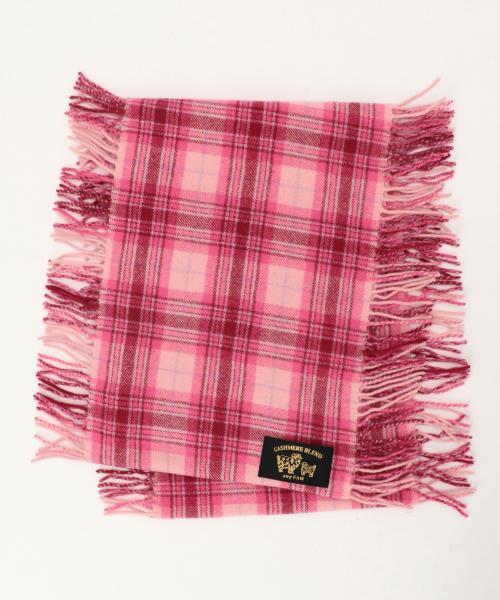 ANY（エニィ）の「【KIDS雑貨】ママも使える!カシミヤ混 リングマフラー（マフラー・キッズ・レッド系3/イエロー系3/ネイビー系3/ピンク系3・F）」の14枚目の写真