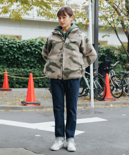 FOG ESSENTIALS（エフオージーエッセンシャルズ）の「FOG ESSENTIALS/エッセンシャルズ POLAR FLEECE FULL ZIP JACKET フリースジャケット フリース（ブルゾン・メンズ・ブラック/グレー/カモフラージュ・S/M/L/XL）」の6枚目の写真