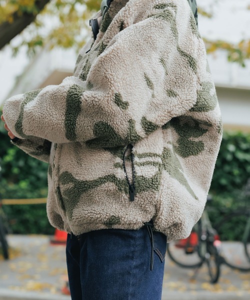 FOG ESSENTIALS（エフオージーエッセンシャルズ）の「FOG ESSENTIALS/エッセンシャルズ POLAR FLEECE FULL ZIP JACKET フリースジャケット フリース（ブルゾン・メンズ・ブラック/グレー/カモフラージュ・S/M/L/XL）」の10枚目の写真