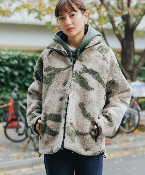 FOG ESSENTIALS（エフオージーエッセンシャルズ）の「FOG ESSENTIALS/エッセンシャルズ POLAR FLEECE FULL ZIP JACKET フリースジャケット フリース（ブルゾン・メンズ・ブラック/グレー/カモフラージュ・S/M/L/XL）」の5枚目の写真