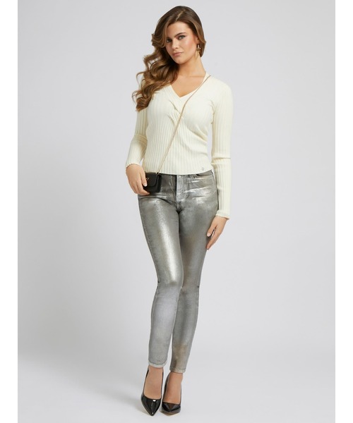 Guess（ゲス）の「Eco Ines Sweater（ニット/セーター・レディース・クリーム・SMALL/MEDIUM/X-SMALL/LARGE）」の9枚目の写真