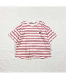 CLOUDY, FINE LATER（クラウディファインレター）の「ゆったり 5分袖 ボーダー Tシャツ（Tシャツ/カットソー）」