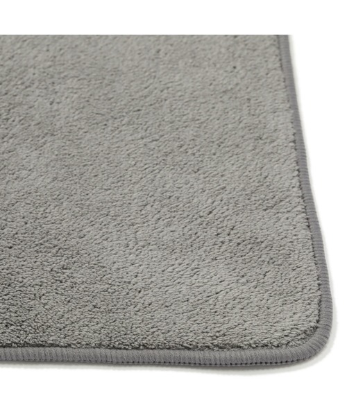 マイクロファイバー フェイスタオル 4枚セット グレー（タオル