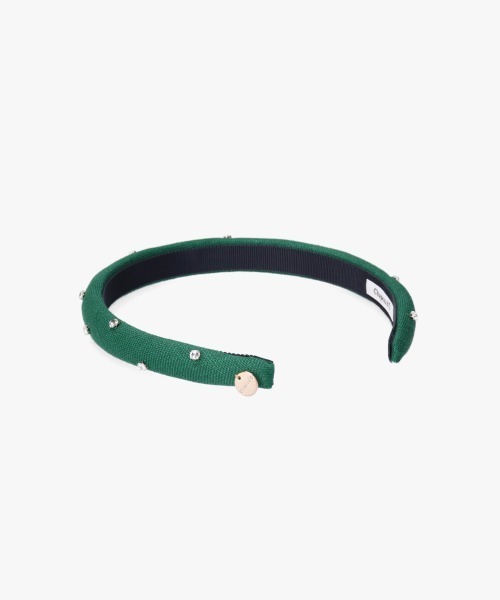 Chapeau d' O（シャポードオー）の「Chapeau d' O  Thin Stone Headband（カチューシャ・レディース・グリーン/ブラウン/ブラック・FREE）」の19枚目の写真