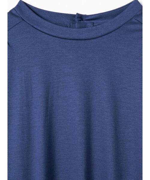 MIDIUMISOLID（ミディウミソリッド）の「ギャザーストレートワンピース（ワンピース・レディース・ブラック/ベージュ/ネイビー・FREE）」の22枚目の写真